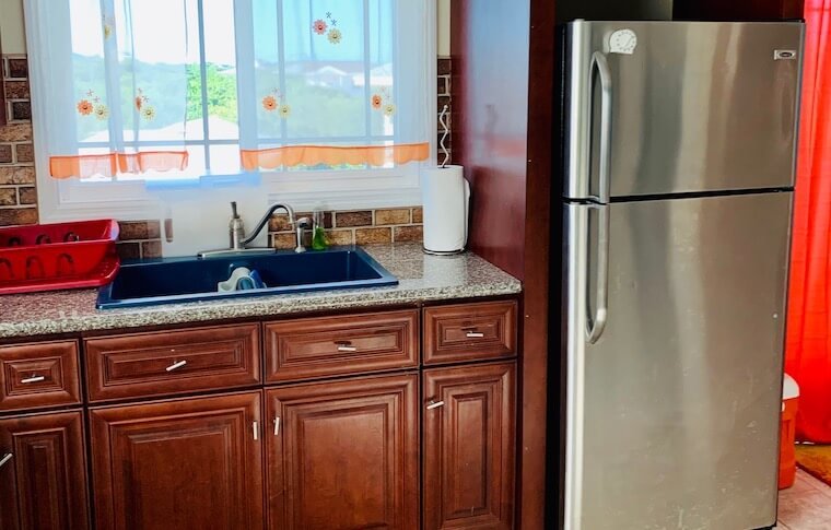 Embrace-Resort-kitchen-with-fridge